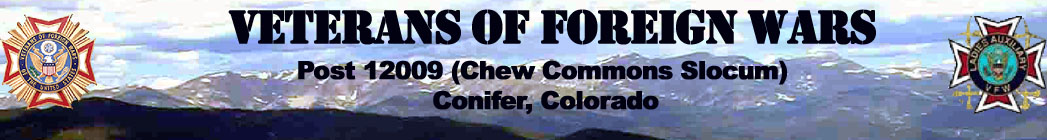 Veterans of Foreign Wars post 12009, Conifer Colorado